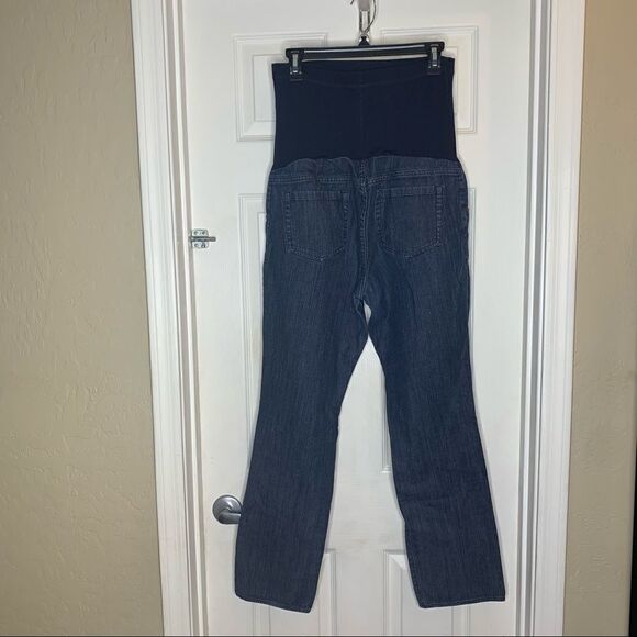 Liz Lange Maternity Jeans Size 8 Full Belly Panel - Picture 5 of 7